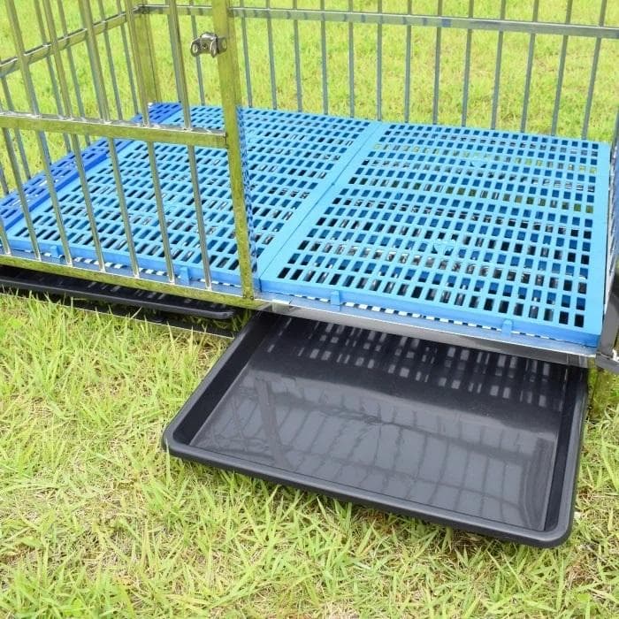 ステンレス製　ドッグゲージ（幅108ｘ奥行 72ｘ高さ92 cm）中型～大型犬用