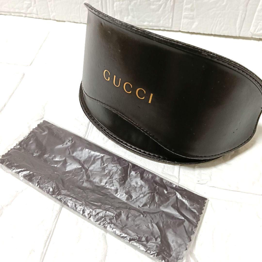 528 GUCCI サングラス マイクロGG ブラウン ケース・クロス付き
