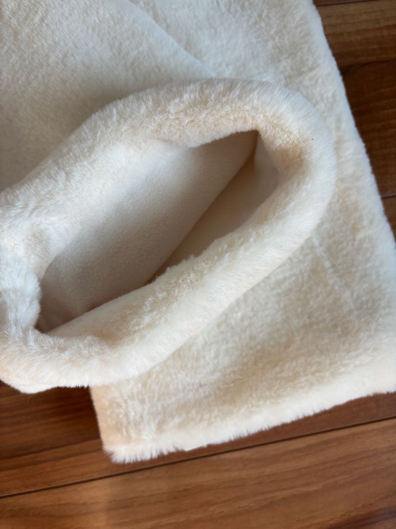 新品未使用！パーリーゲイツフリース レッグウォーマーアイボリー