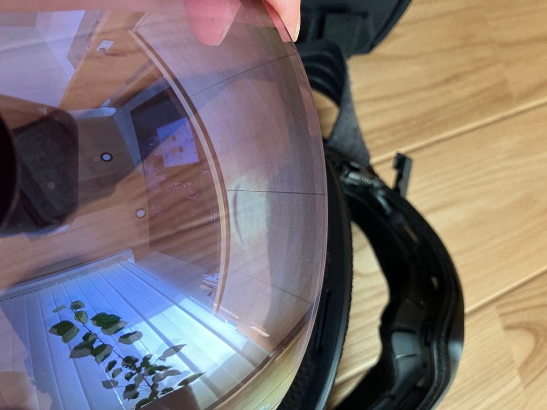 ⚠️中古SWANS ROVOゴーグル lens中央に傷あります クリア換レンズ付