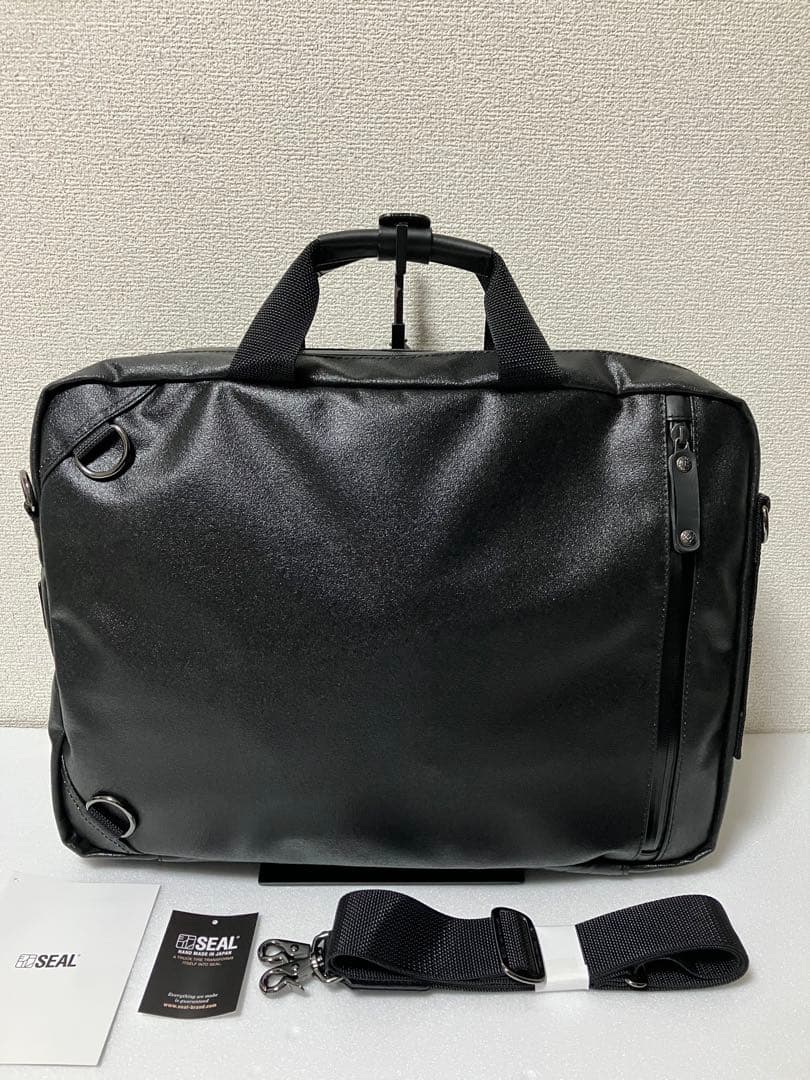 新品　SEAL 森野帆布コラボ　3WAY バッグ　シール　黒　ブラック