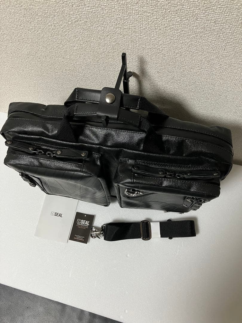 新品　SEAL 森野帆布コラボ　3WAY バッグ　シール　黒　ブラック