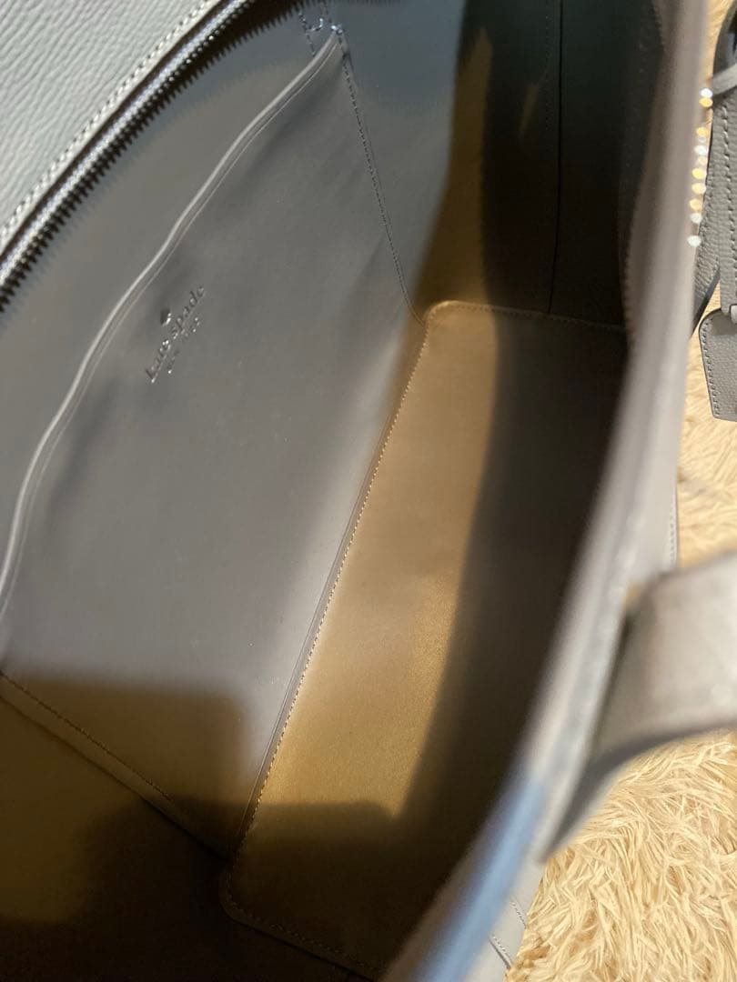 【新品　未使用】kate spade グレー トートバッグ