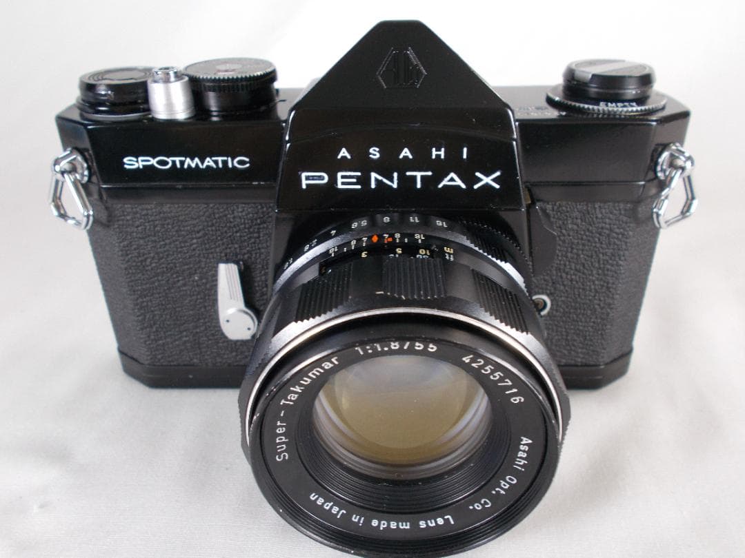 フィルムカメラ 整備済　 Pentax SP + レンズ f/1.8　T245