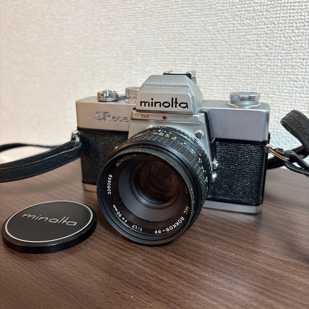 動作良好 Minolta SR-505 フィルム一眼レフカメラ