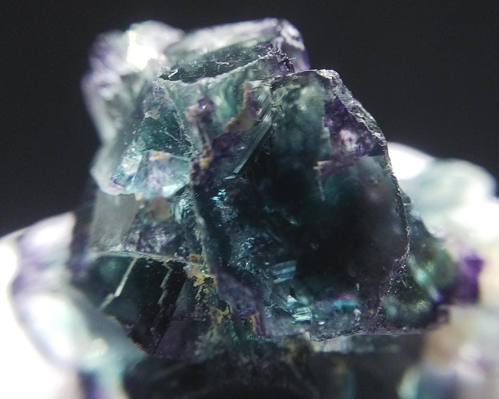 516 オコルス鉱山 フローライト ブルーグリーン パープル 蛍石