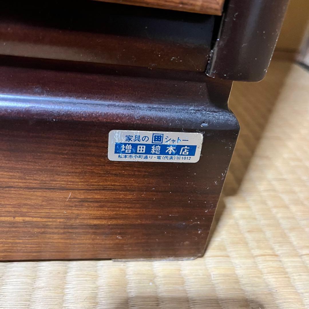 水屋箪笥 和箪笥 茶箪笥戸棚 昭和レトロ 飾り棚