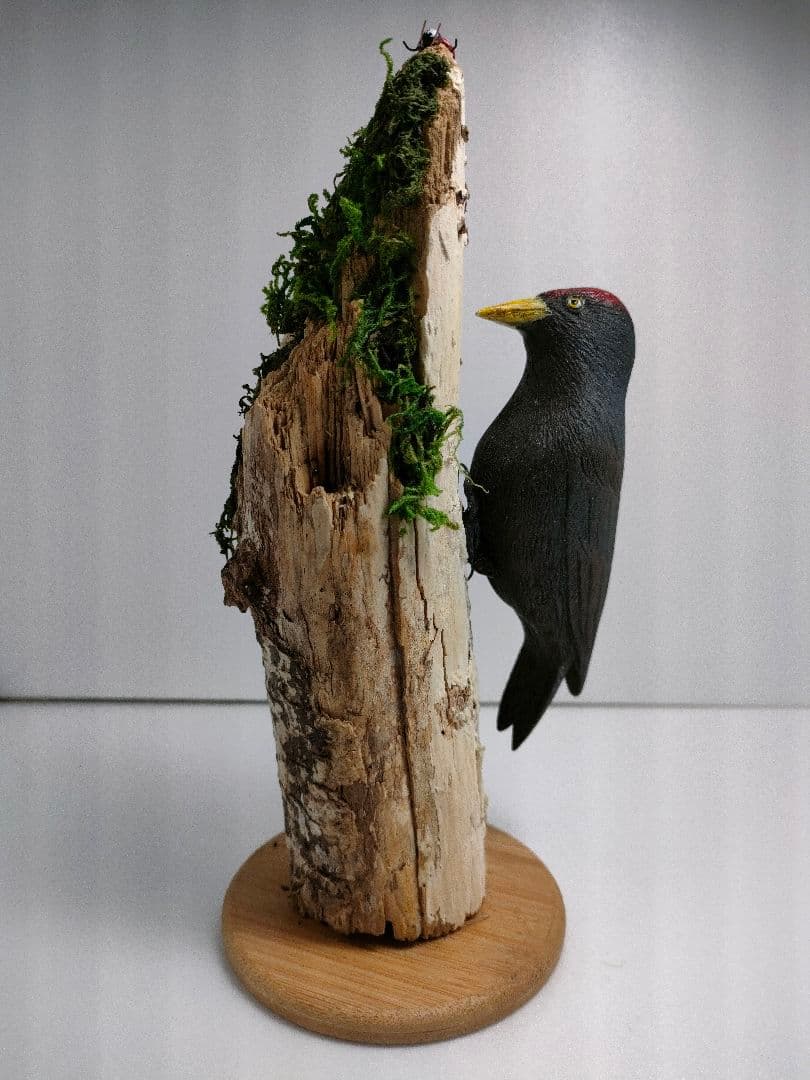 クマゲラ　バードカービング