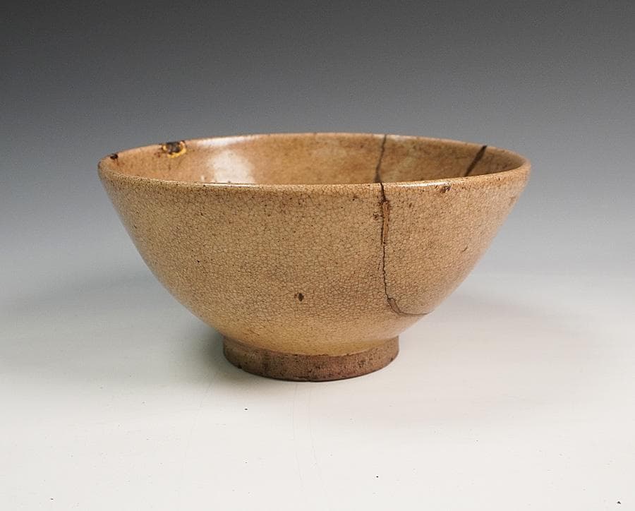 時代 古萩茶碗 用心箱 茶道具