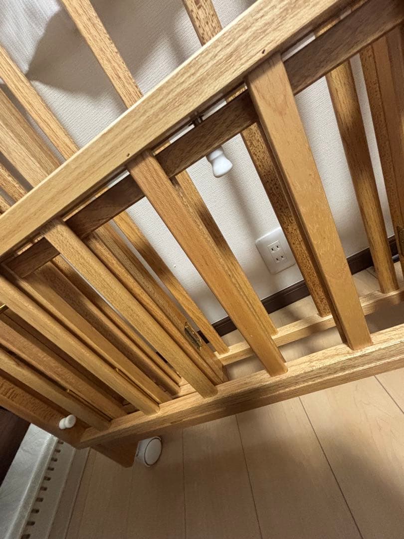 KATOJI ミニベッド 折りたたみ (ナチュラル) ミニベビーベッド