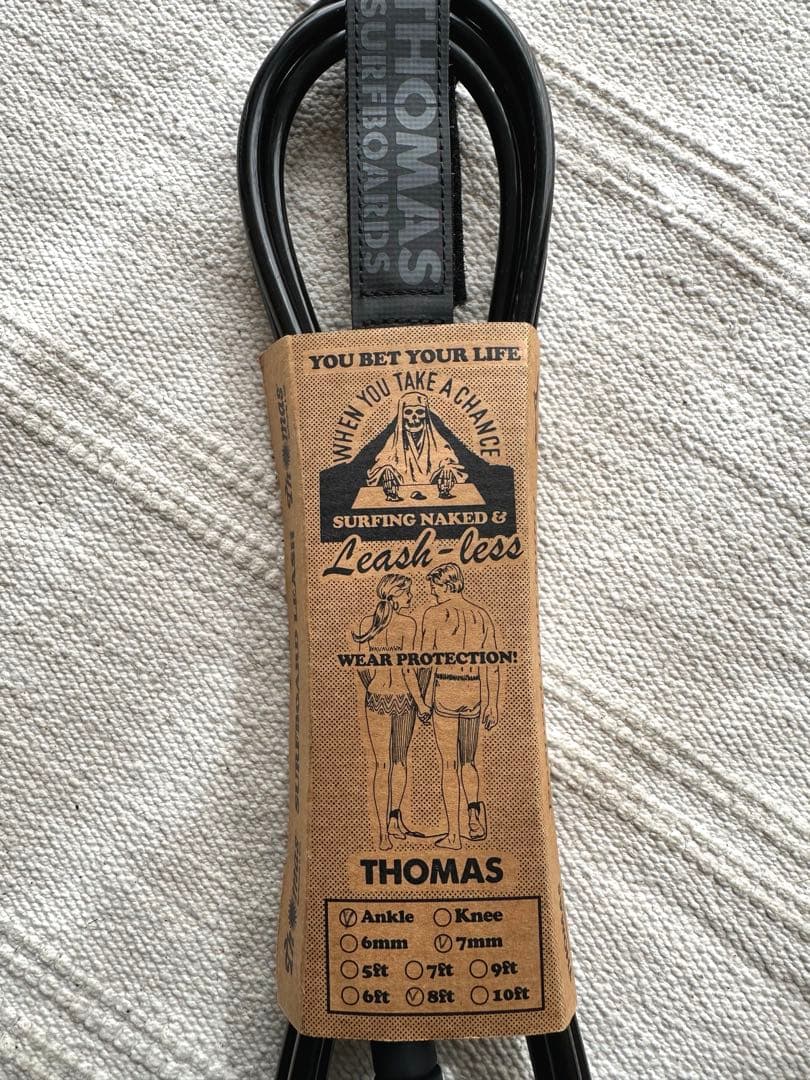 Thomas Surfaoards トーマスサーフボードオリジナルリーシュコード