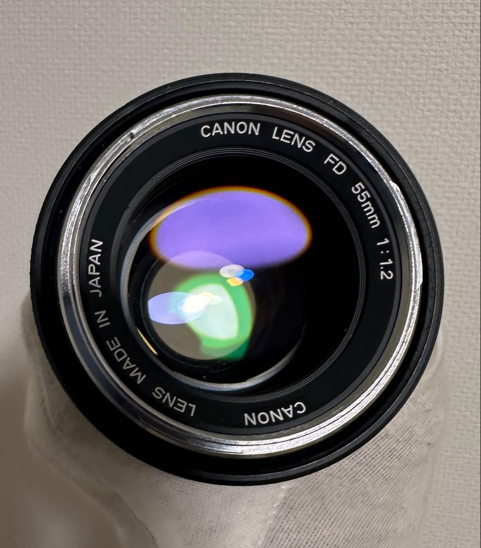 レンズ(単焦点) Canon FD 55 f/1.2 k&f adapter EF mount