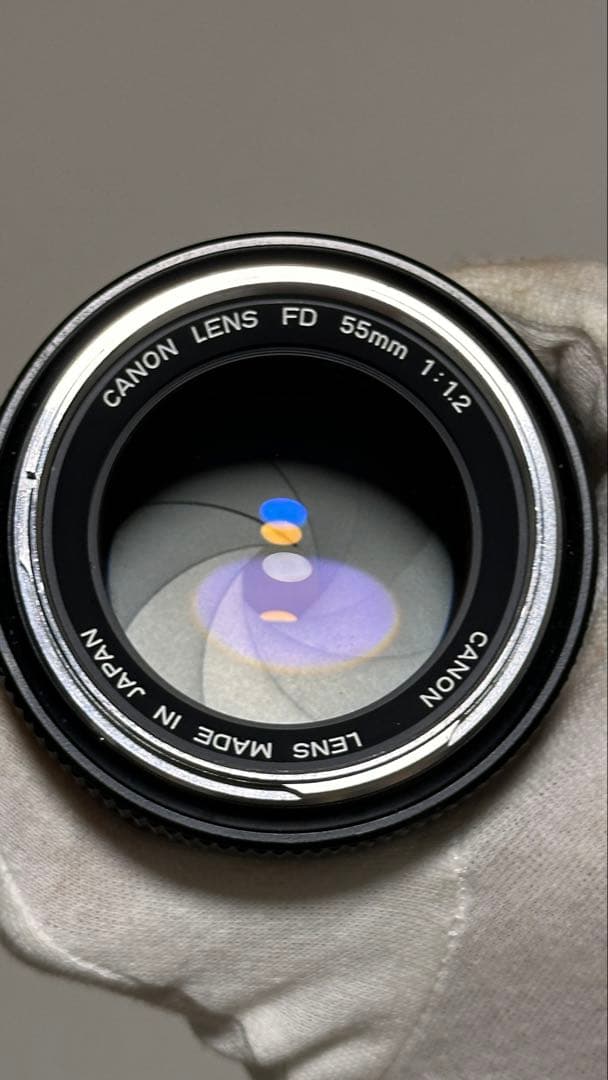 レンズ(単焦点) Canon FD 55 f/1.2 k&f adapter EF mount