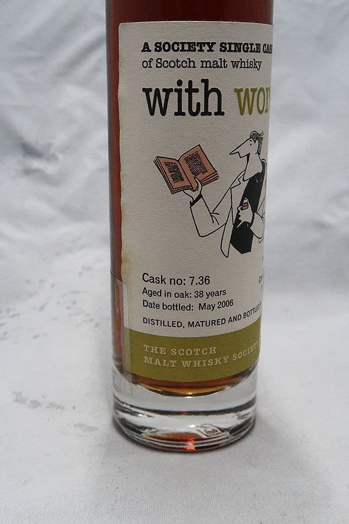 ロングモーン３８年 スコッチモルトウィスキーソサエティ（ＳＭＷＳ）7.36
