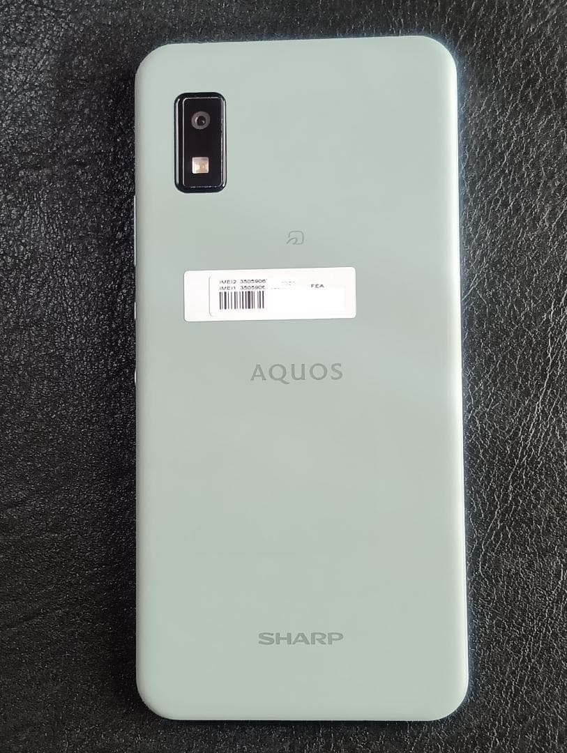 【中古】 AQUOS wish オリーブグリーン SIMロックフリー