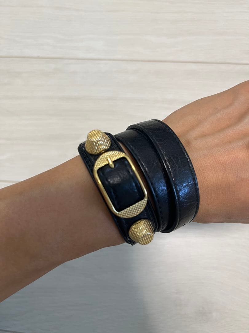 ☆rntruさま専用☆BALENCIAGA ジャイアント レザー バングル