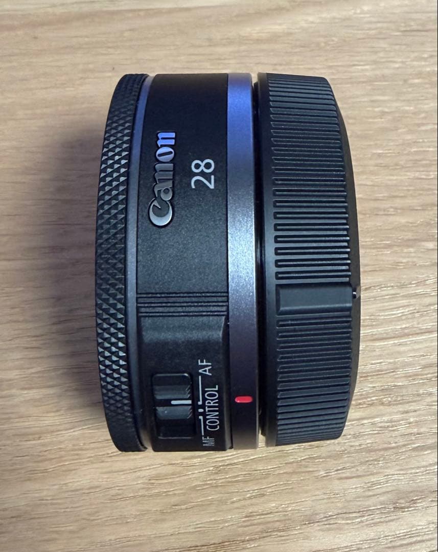 Canon RF28mm F2.8 STM 美品　純正レンズフードEW-55付！