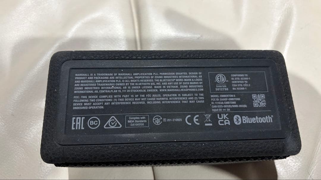 Marshall Emberton II ワイヤレススピーカー