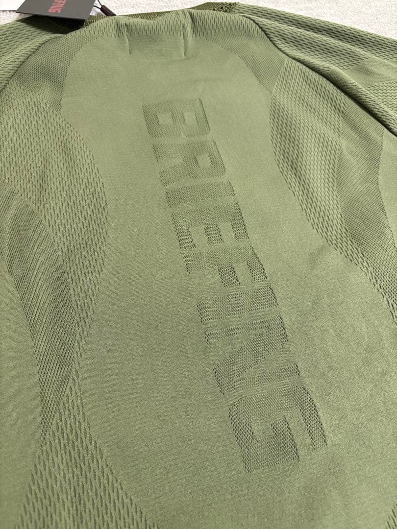 【未使用タグ付き】ブリーフィングゴルフ Wラッセル クルーネック M