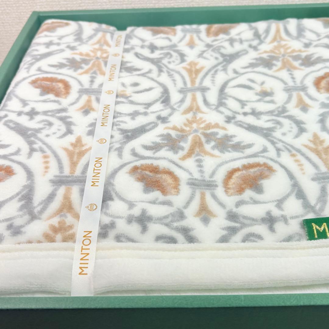 MINTON ミントン　シール織綿毛布（毛羽部分） 140×210cm