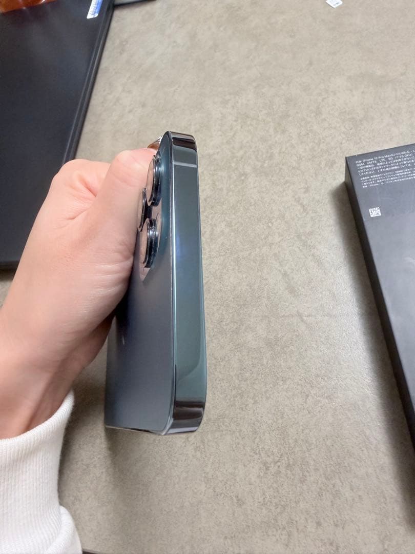 【美品】Apple iPhone12ProMAX Simフリー標準装備フルセット