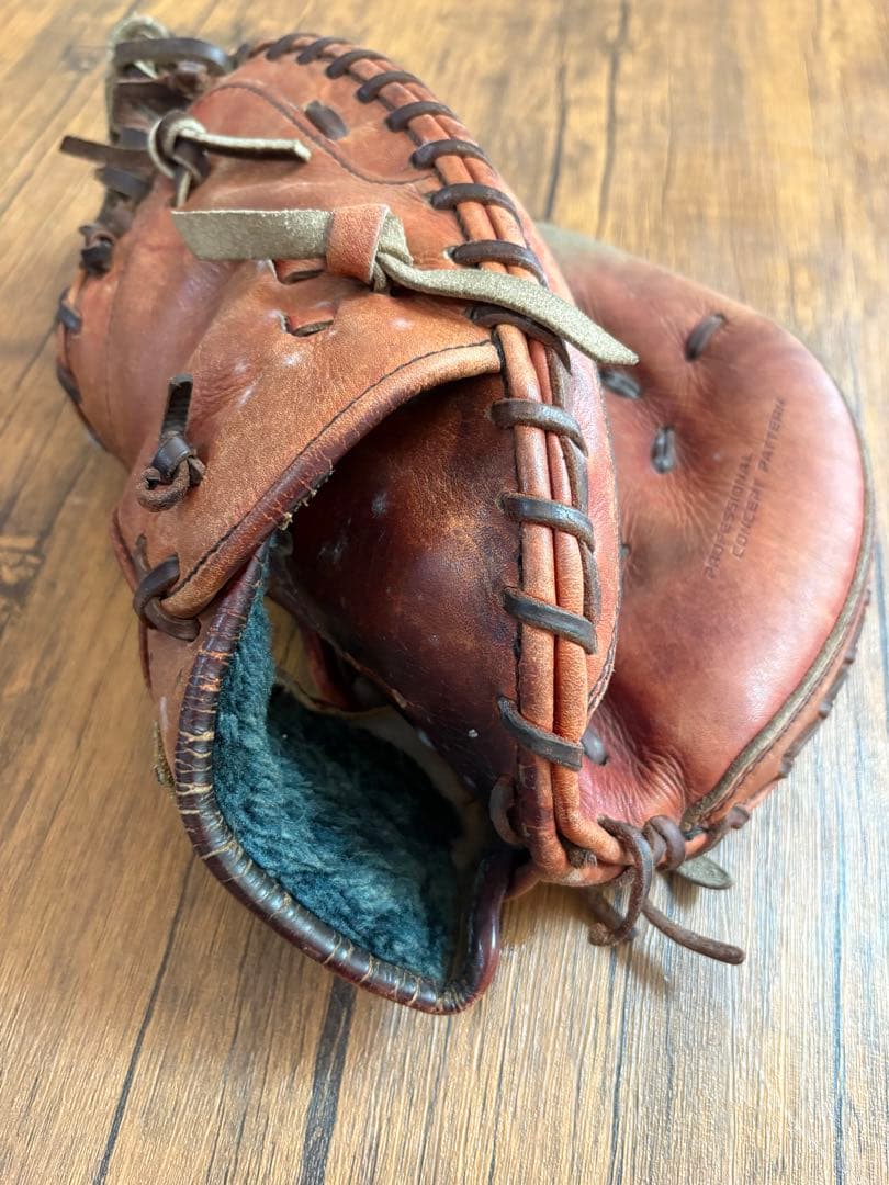 ZETTキャッチャーミット高校野球　茶色 野球グローブ