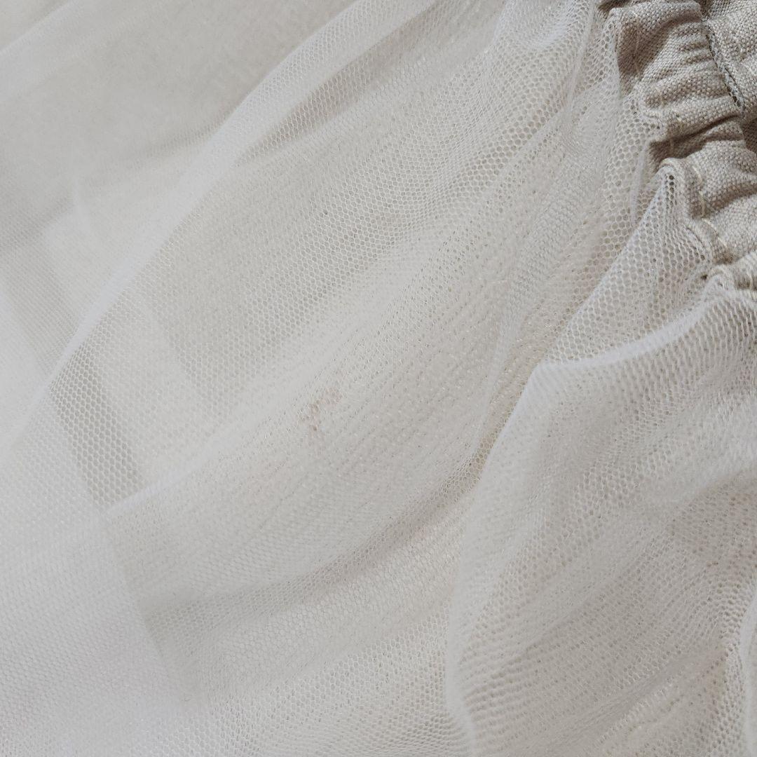 美品 HZDMJ ベビーベット ベージュ 高さ調整可能