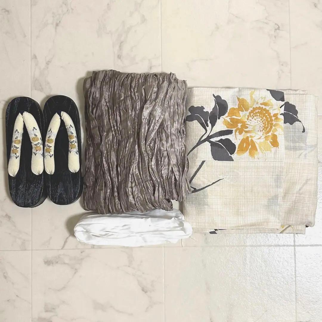 ゆかた館グレース　向日葵　ひまわり　浴衣セット