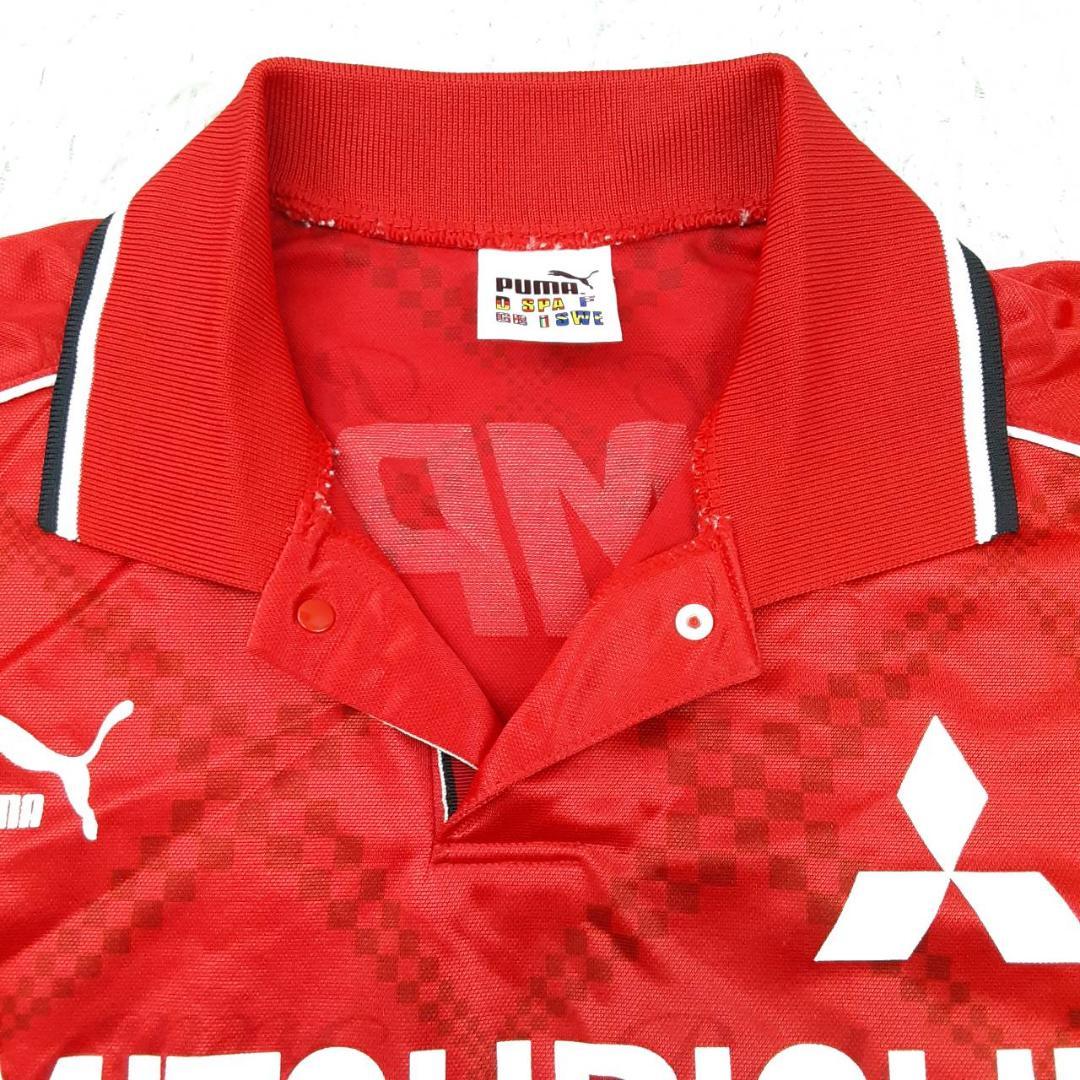 希少サイン入り◎PUMA 浦和レッズ 岡野雅行 7 応援用ユニフォーム 97年