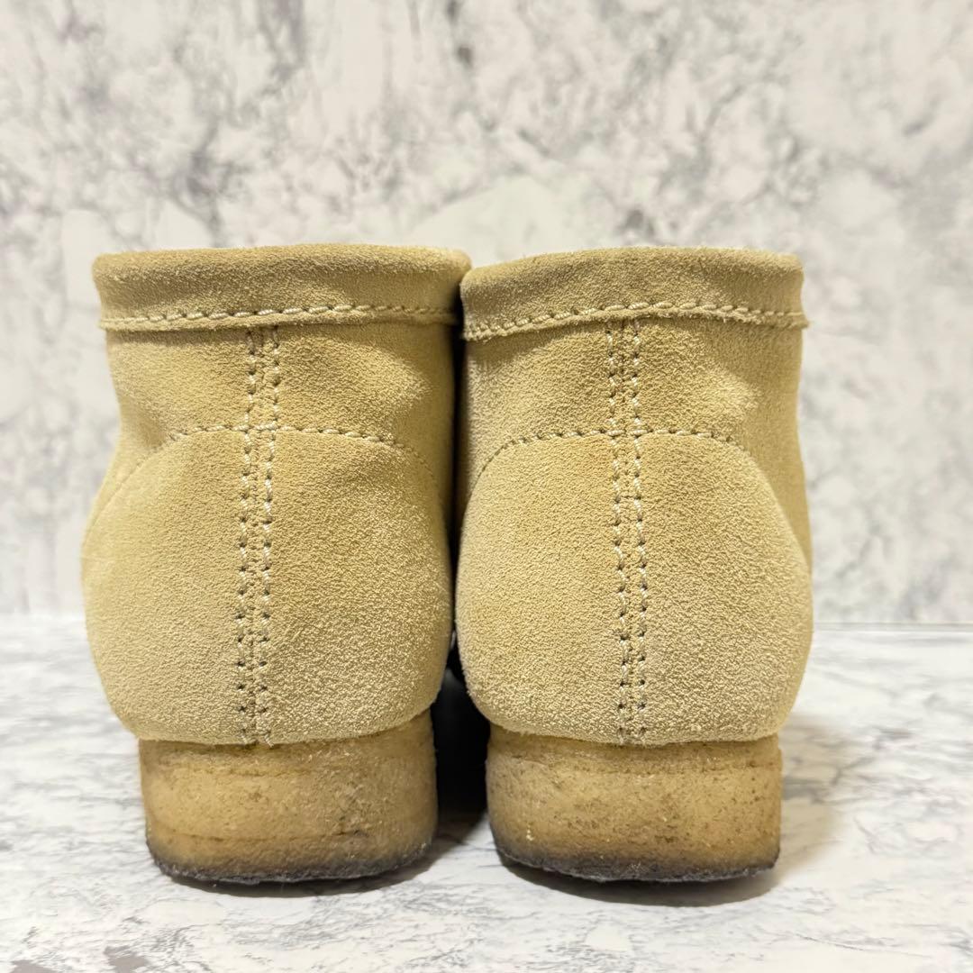 【美品】clarks ワラビー メープル 26.5cm