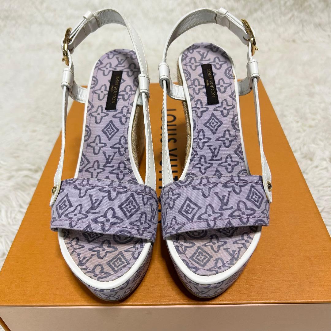 ルイヴィトン　23.5cmクルーズライン　タイシエンヌ　モノグラム　37