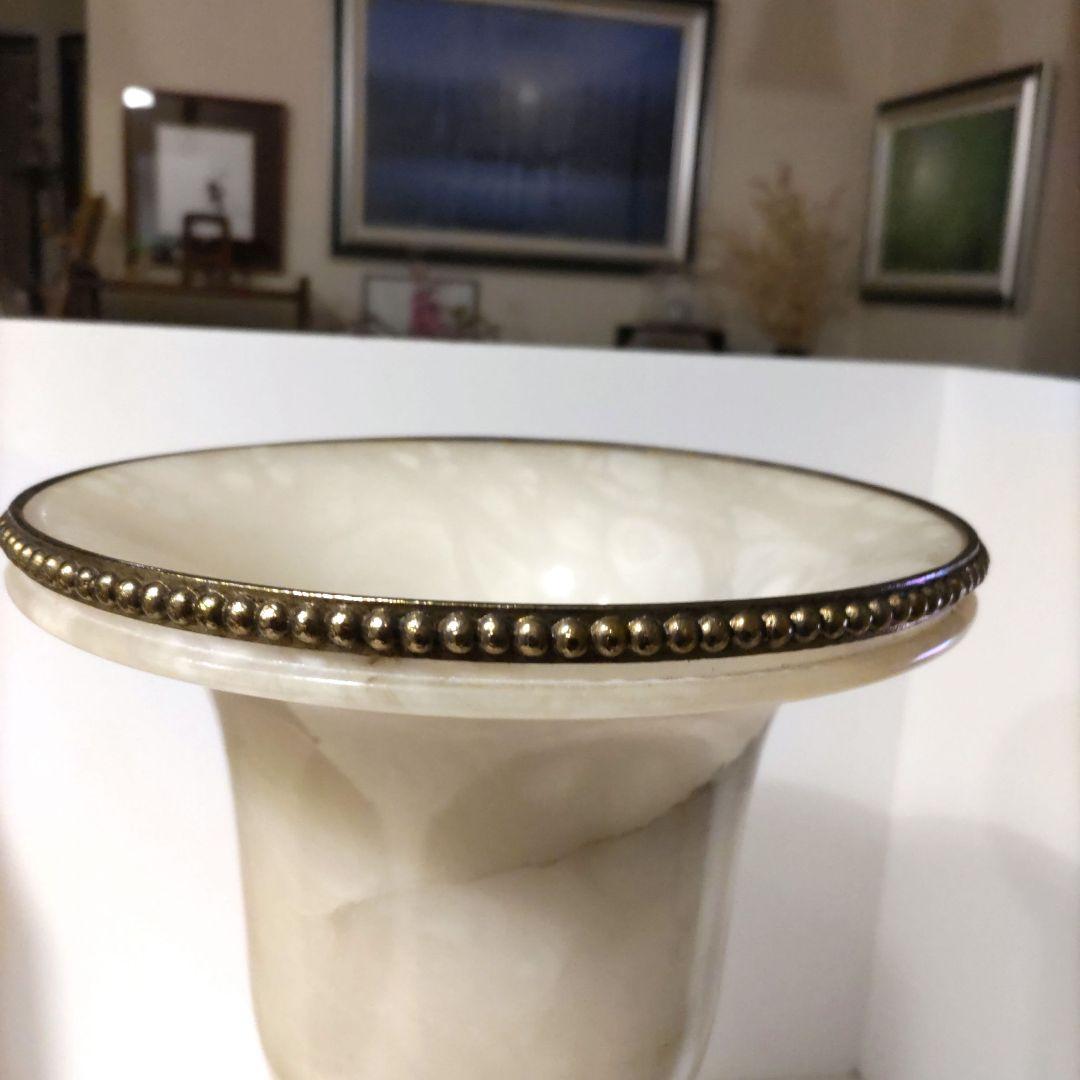 電気スタンド　人造大理石　アンティーク