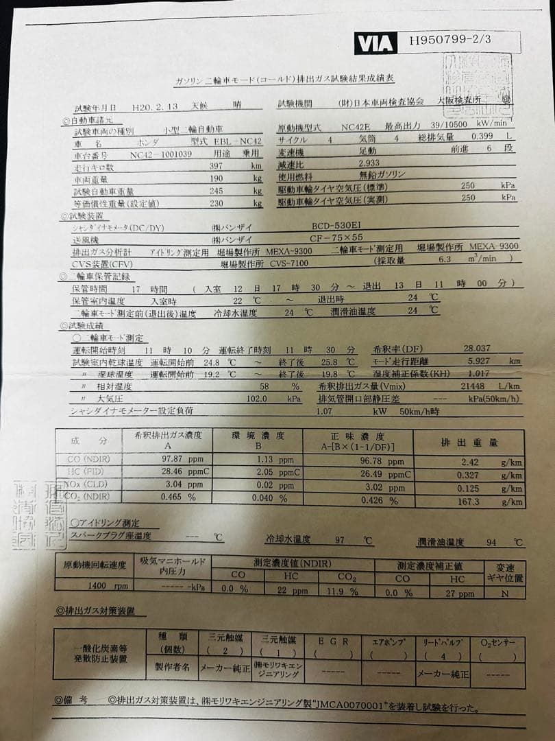 モリワキ　スリップオンマフラー