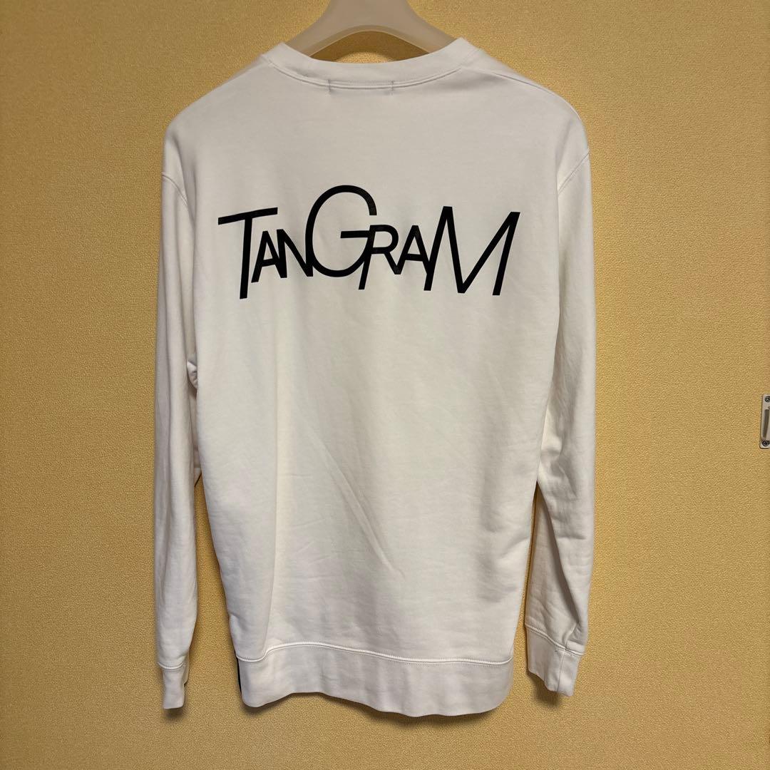 TANGRAM TSL LOGO SWEAT CREW WHITE （M）