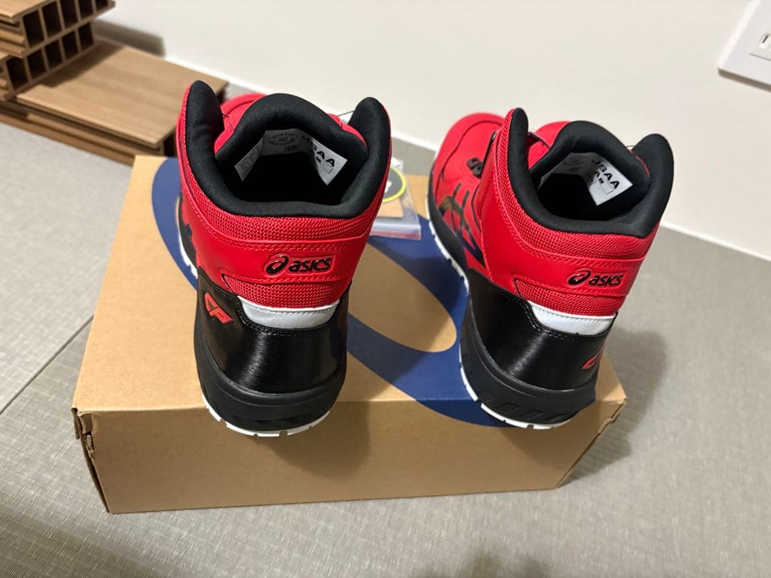 最終値下げ！！ASICS BOAシステム安全靴 レッド