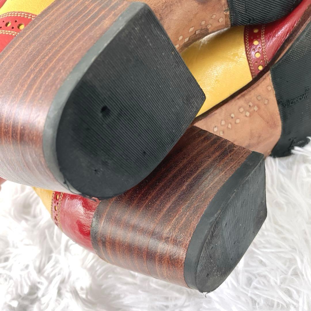 美品✨　DON QUIJOTE　ドンキホーテ　ウエスタンブーツ　メキシカンカラー