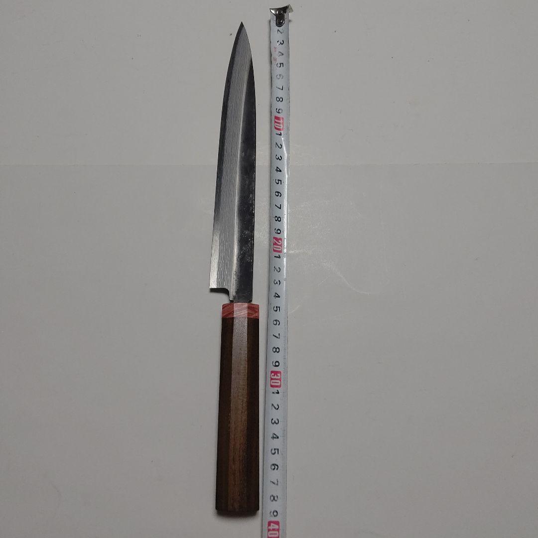 片刃包丁 左黒打柳刃① 北岡英雄作