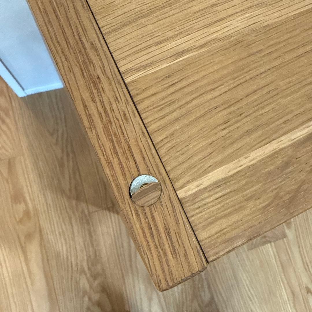 無印良品 スタッキングシェルフ ワイド ２段 オーク材　訳あり