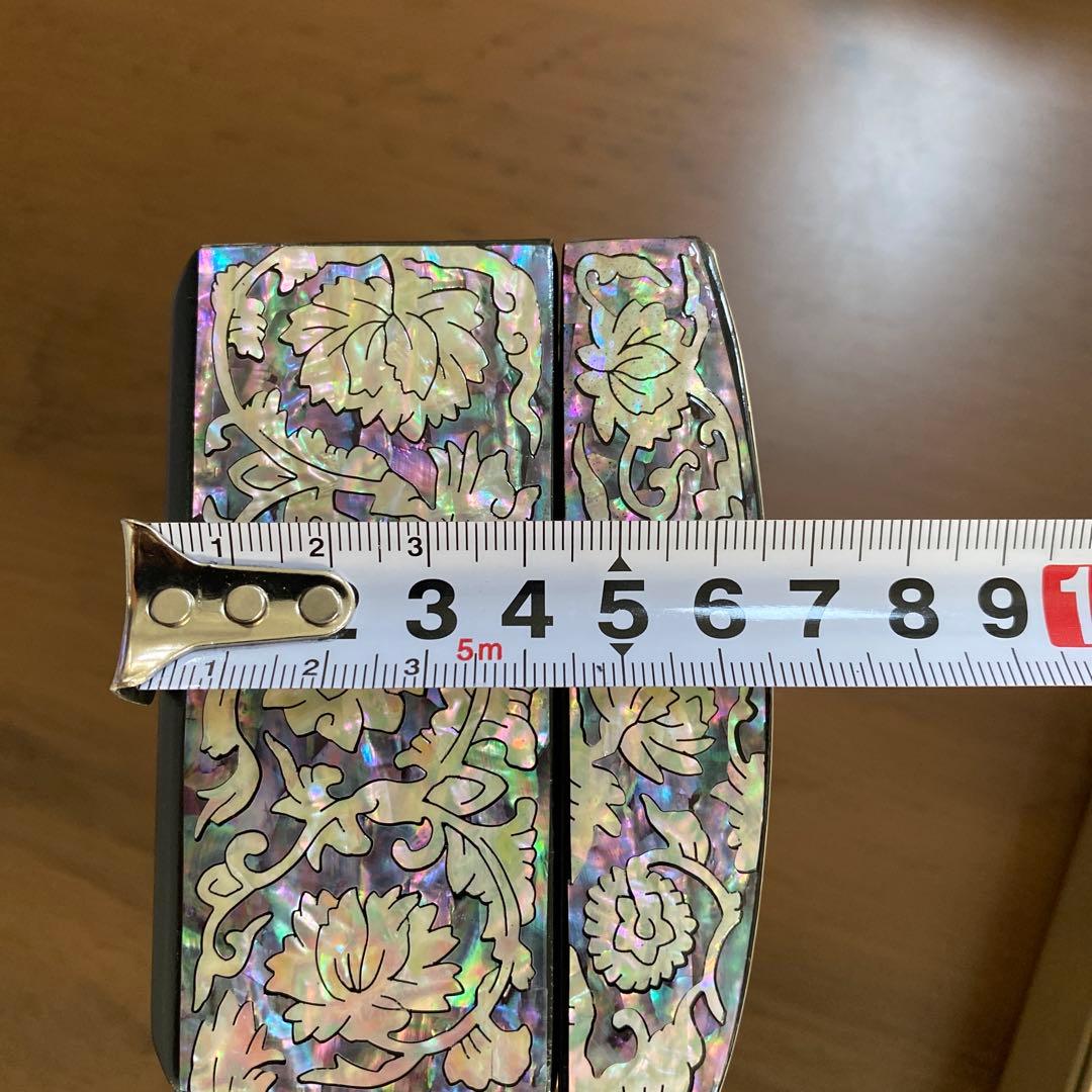 韓国　螺鈿細工　ジュエリーボックス　& 箸とスプーンのセット