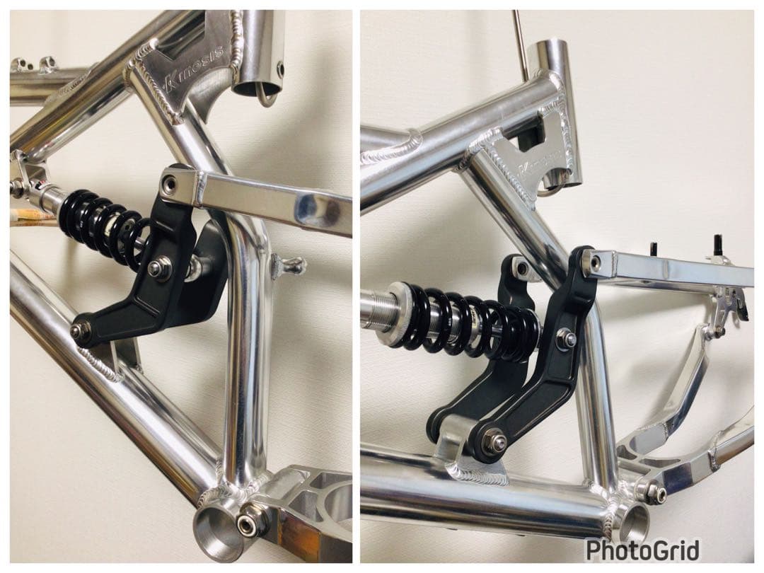 レース用フルサスMTB 英国製 Kinesis アルミ合金フレームセット 未使用