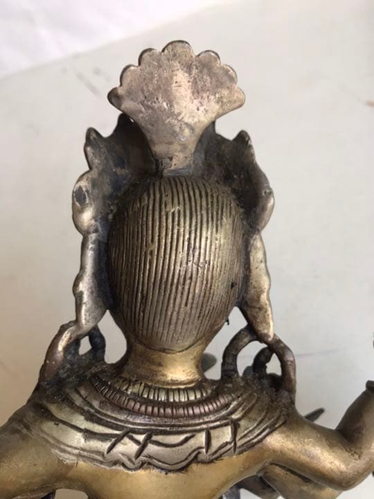 仏教仏像，古銅製，辟邪，招財，高21cm，重1450克