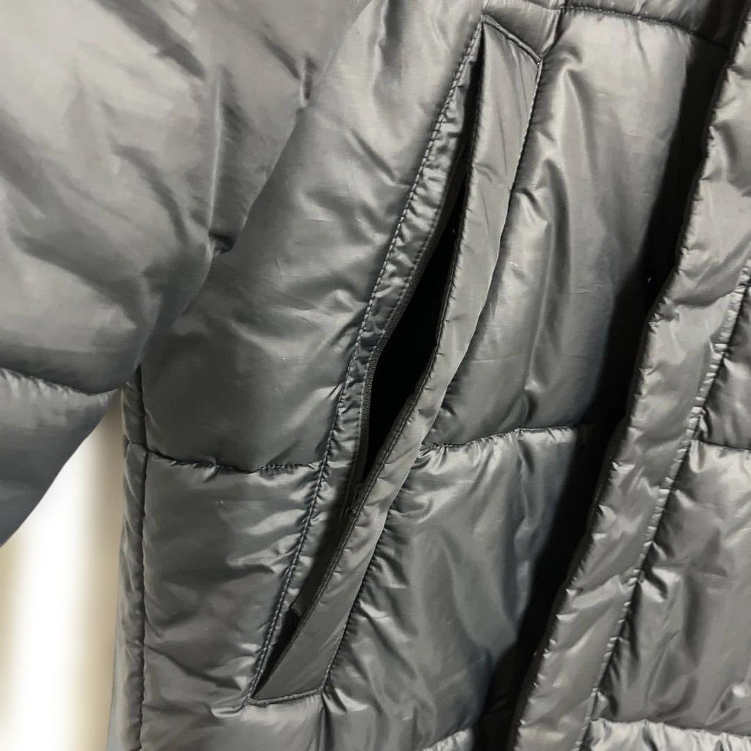 adidas フード付きロングベンチコート