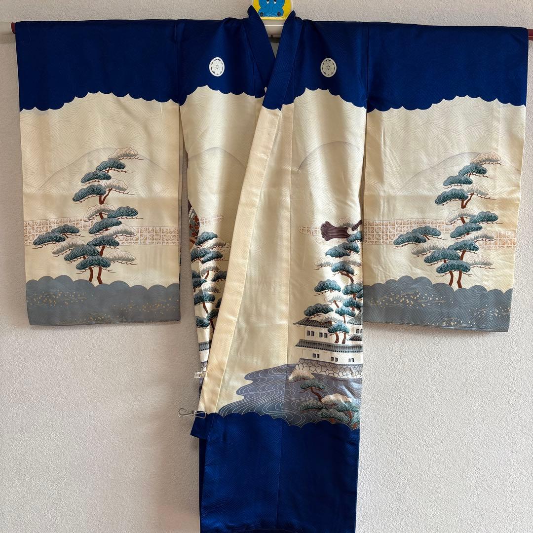 No.11 正絹男の子お祝い着　産着七五三