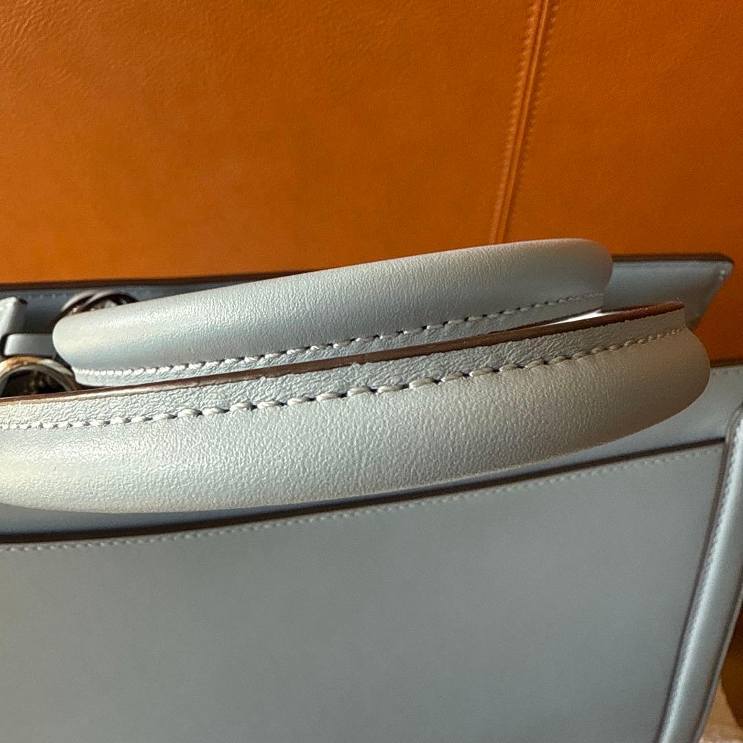 COACH ブルーハンドバッグ フォーマルバッグ