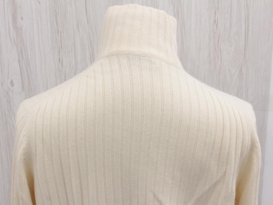 ▲専用 ブルネロクチネリ カシミヤ 100％ ジップアップセーター ホワイト系