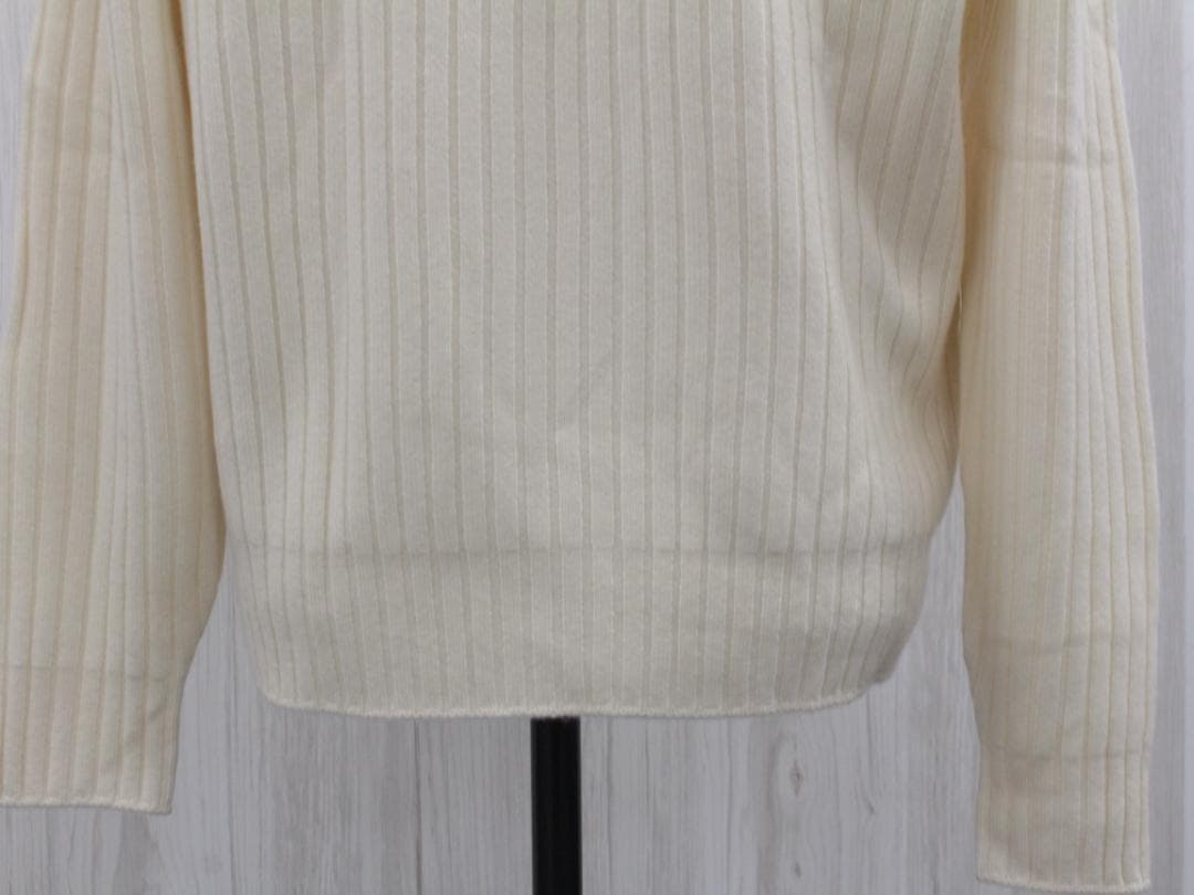 ▲専用 ブルネロクチネリ カシミヤ 100％ ジップアップセーター ホワイト系