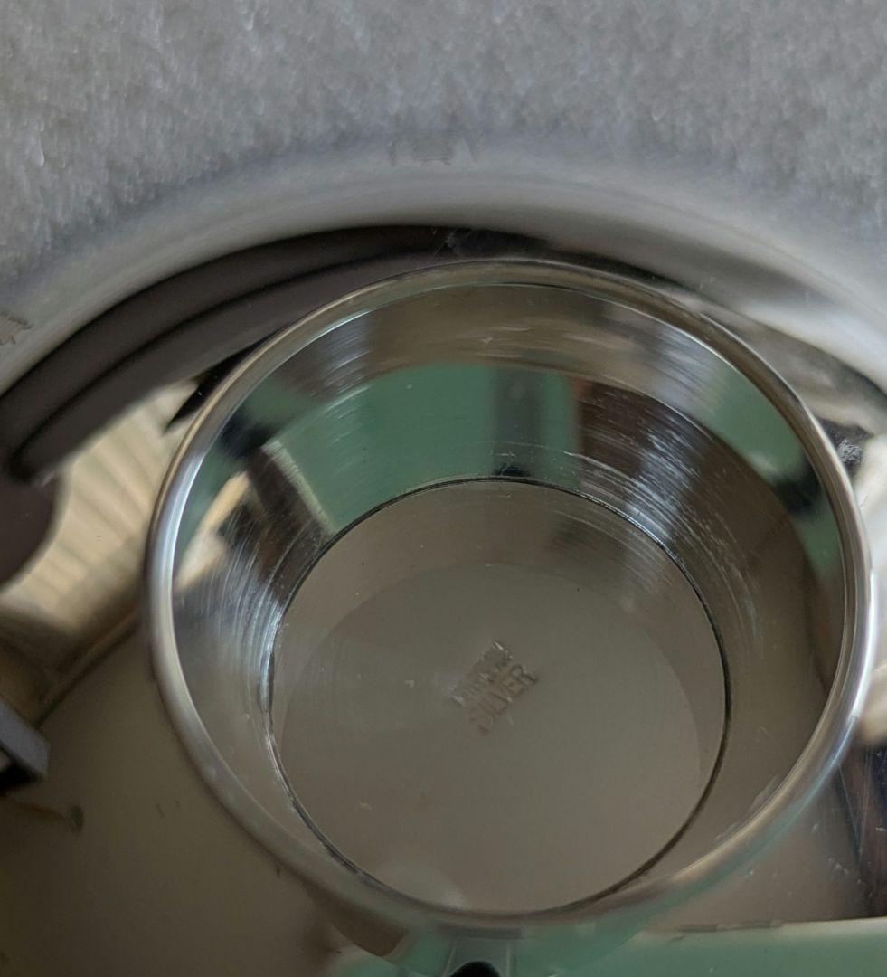 シルバー1000 純銀スプーン2本と純銀盃のセット　計119g