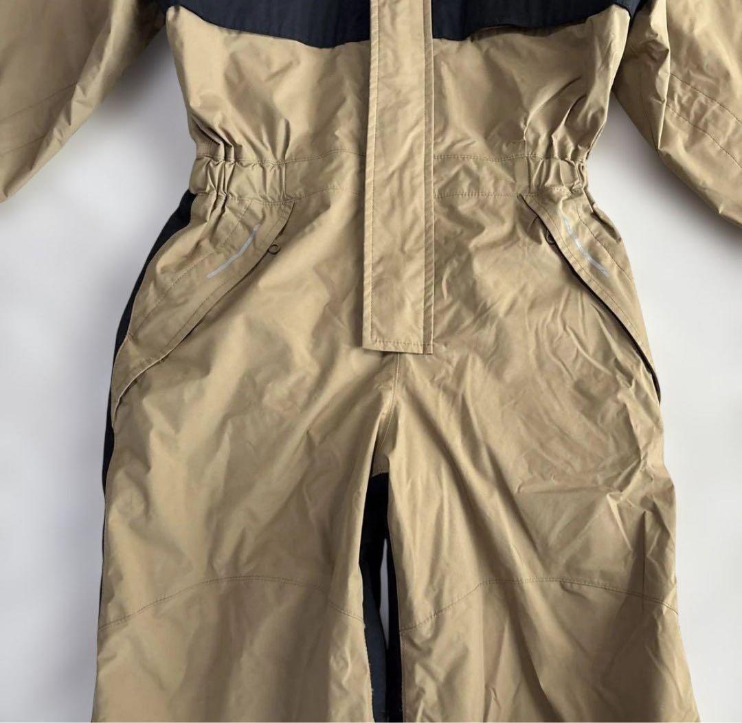 ノースフェイス スノーウェア ベージュ×ブラック 110
