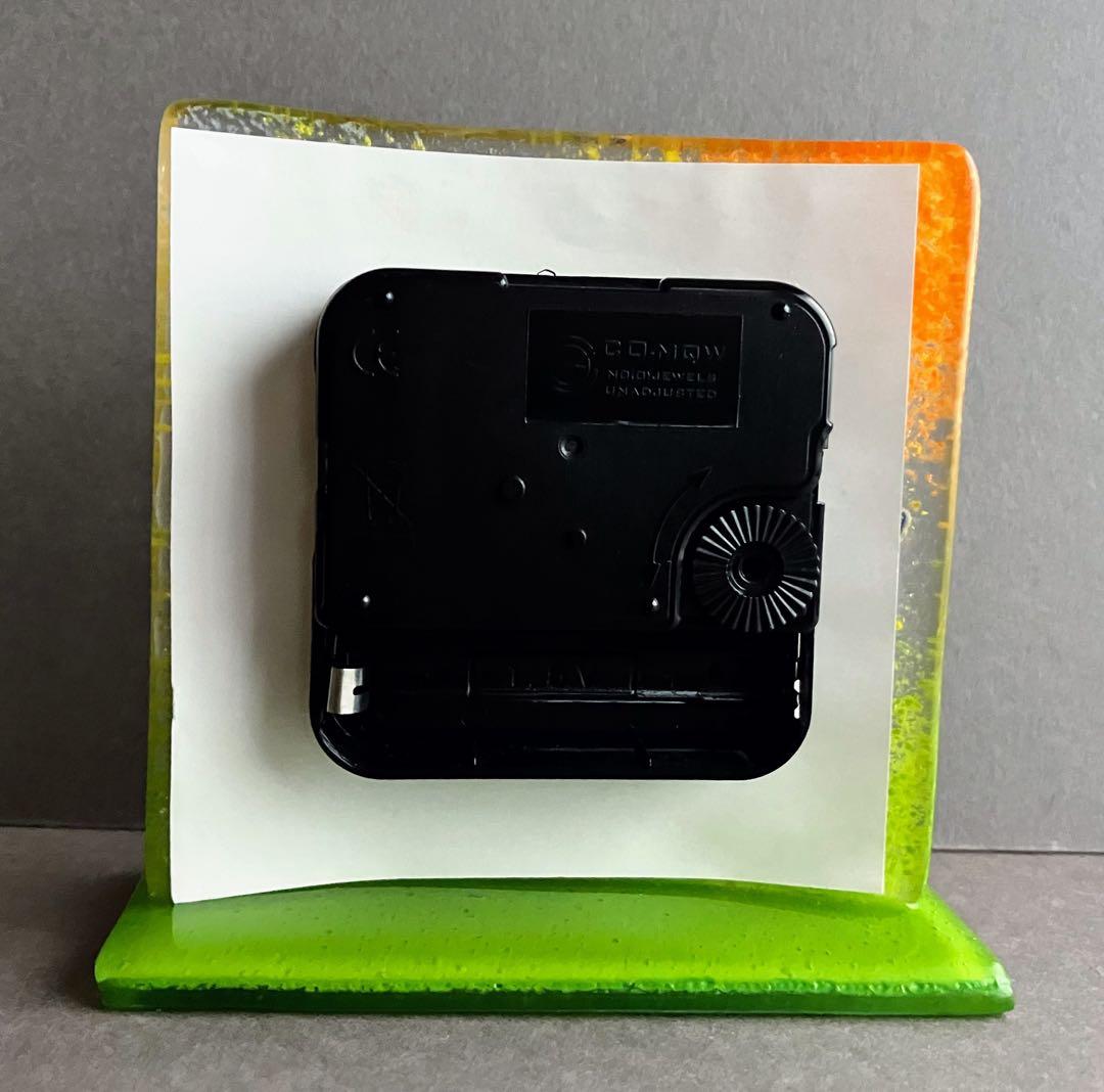 ムラーノ ミルフィオリ 生命の木 置時計 台座付き ベネチアングラス