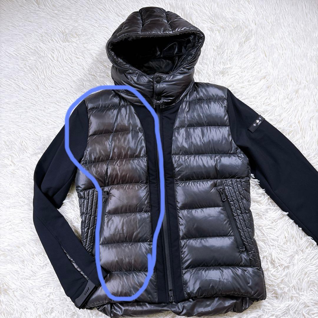 【ジャンク品⭐️サイズ3】タトラス　ダウンジャケット　サッビア　切り替え 黒　格安